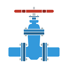 Image showing Pipe Valve Icon