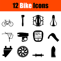 Image showing Bike Icon Set