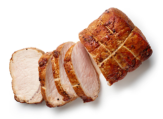 Image showing sliced roast pork