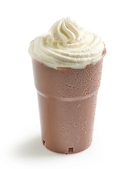 Image showing brown chocolate milkshake