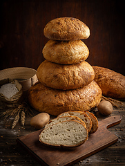 Image showing Rustic bread assortment