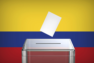 Image showing Concept image for elections in Colombia