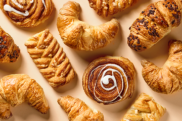 Image showing assorted freshly baked pastries