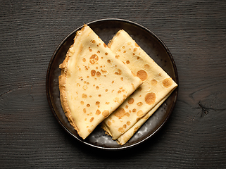 Image showing plate of crepes
