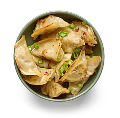 Image showing bowl of asian dumplings