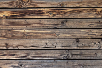 Image showing brown wooden wall