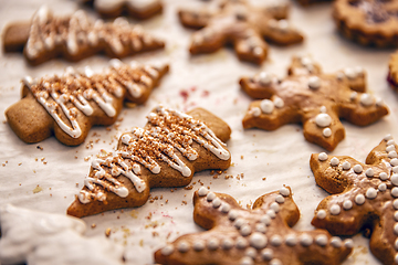 Image showing Christmas gingerbread cookies