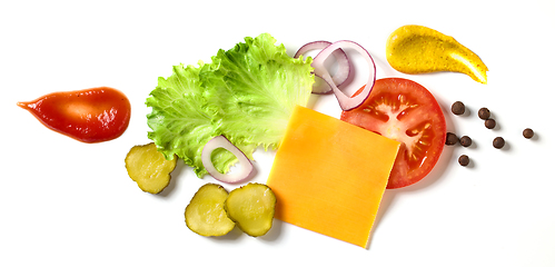 Image showing various food ingredients