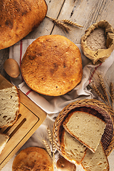 Image showing Assortment of baked bread