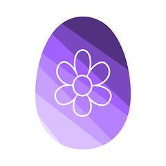 Image showing Easter Egg With Ornate Icon