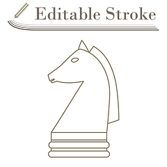 Image showing Chess Horse Icon