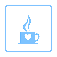 Image showing Valentine Day Coffee Icon