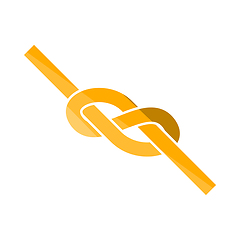 Image showing Alpinist Rope Knot Icon