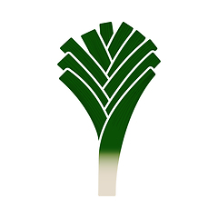 Image showing Leek Onion Icon