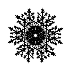 Image showing Snowflake Icon