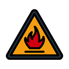 Image showing Flammable Icon