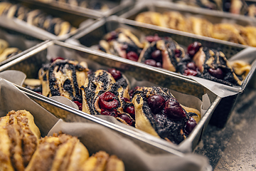 Image showing Shot of some uncooked babka cakes