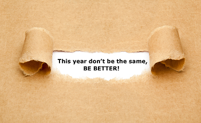 Image showing This Year Do Not Be The Same Be Better