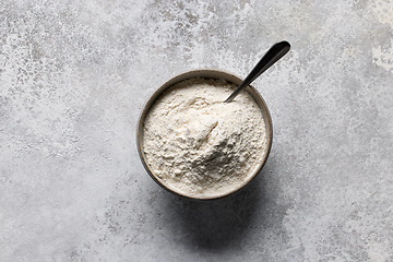 Image showing bowl of flour