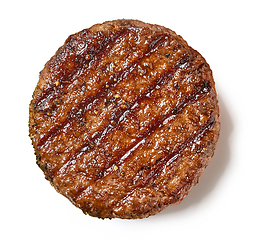 Image showing freshly grilled burger meat