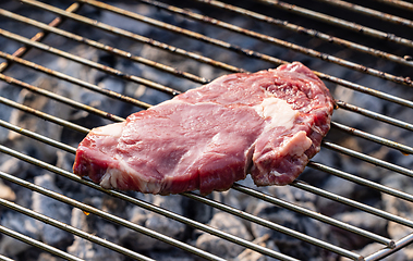 Image showing fresh raw beef steak