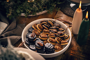 Image showing Christmas homemade cookies.