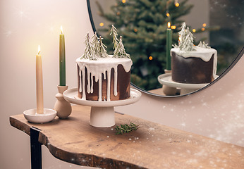 Image showing Christmas dessert table
