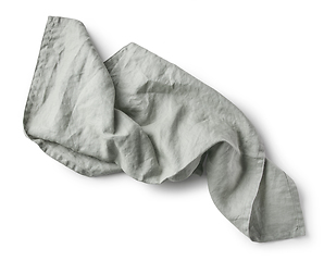 Image showing crumpled cotton napkin