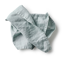Image showing crumpled cotton napkin