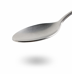 Image showing empty spoon on white background