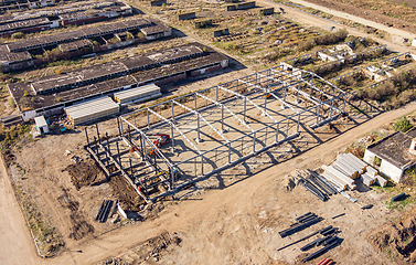 Image showing Industrial construction site