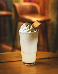 Image showing Hot white chocolate