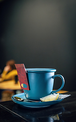 Image showing Cup of tea with tea bag