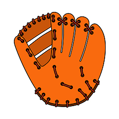 Image showing Baseball Glove Icon