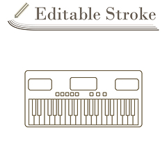 Image showing Music Synthesizer Icon