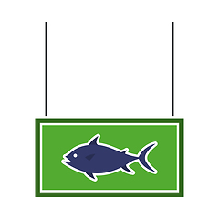 Image showing Fish Market Department Icon