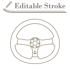 Image showing Icon Of Steering Wheel