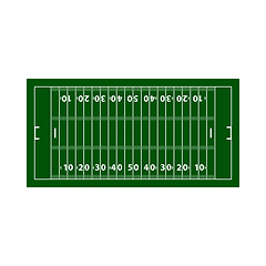 Image showing American Football Field Mark Icon