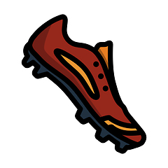 Image showing Baseball Boot Icon