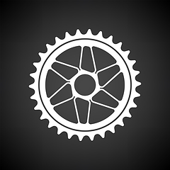 Image showing Bike Gear Star Icon