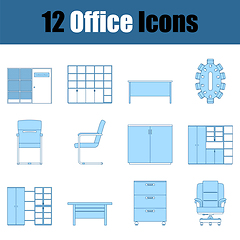 Image showing Office Icon Set