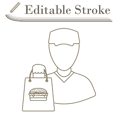 Image showing Food Delivery Icon