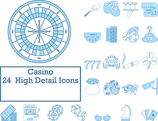 Image showing Casino Icon Set