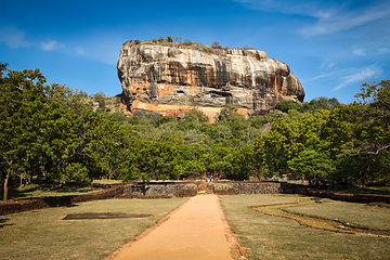 Image showing Sigiriya rock, Sri Lanka