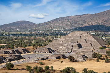 Image showing Pyramid of the Moon. Teotihuacan, Mexico