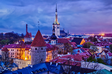 Image showing Tallinn Medieval Old Town, Estonia