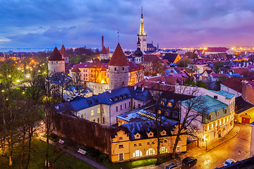 Image showing Tallinn Medieval Old Town, Estonia