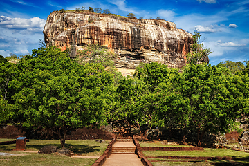 Image showing Sigiriya rock, Sri Lanka