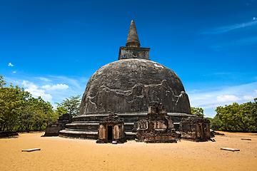 Image showing Kiri Vihara - ancient buddhist dagoba stupa