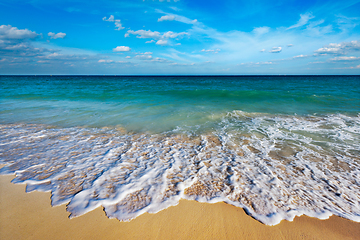 Image showing Beautiful beach and Caribbean sea